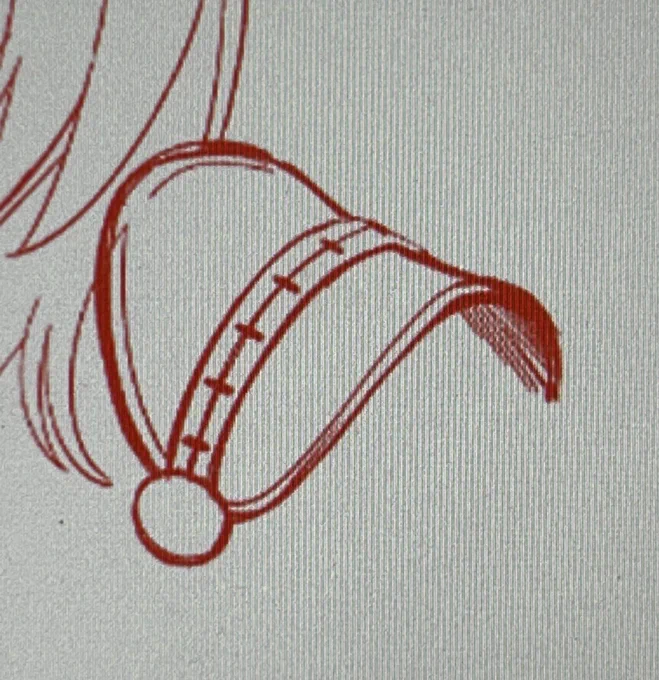 このキャラ描いたことない人は多分そんなこと考えたことないと思うんですけど、もうだいぶ描きまくってる身としては相変わらずカルビーのポテトチップスみたいな肩アーマーだなって 