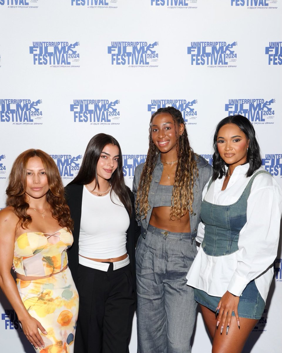 had the opportunity to speak at the Uninterrupted Film Festival along side trailblazing female athletes. conversations like these leave me feeling so empowered thank you for having me <a href="/uninterrupted/">UNINTERRUPTED</a>