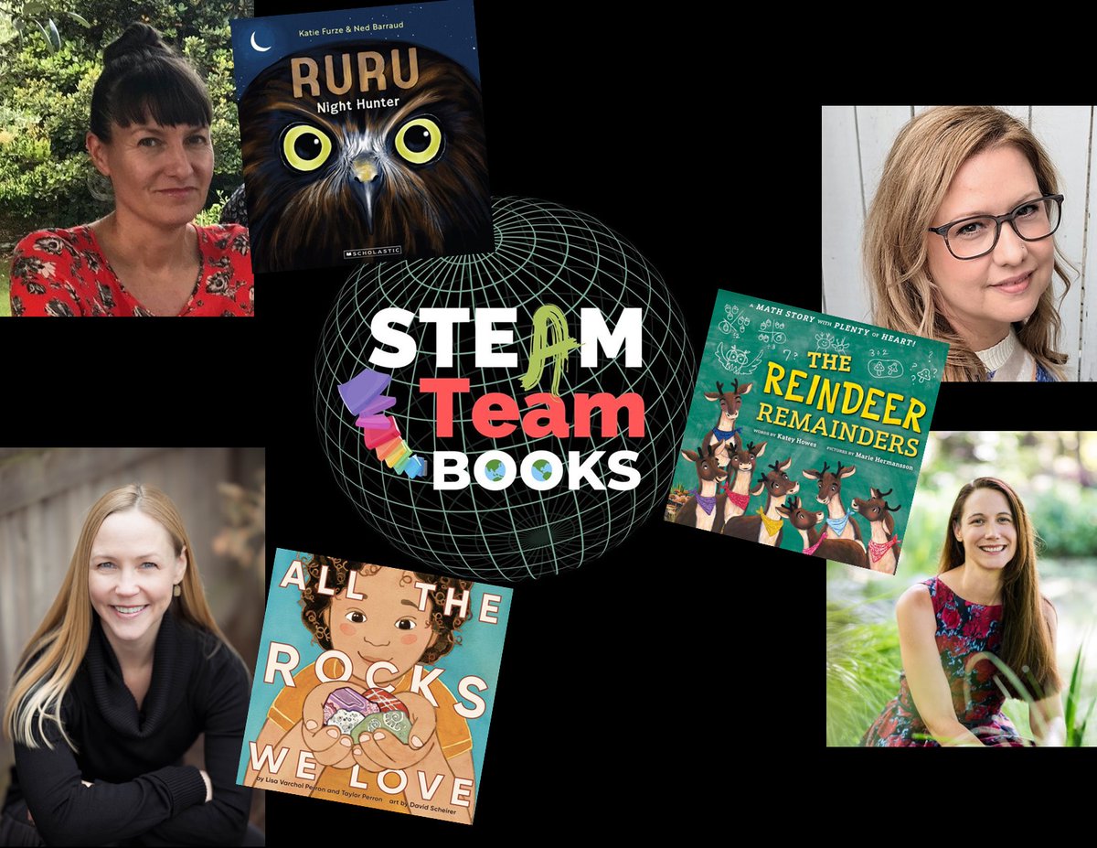 4 Fabulous creatives from @SteamTeamBooks share their amazing nonfiction picture books releasing in July.
mariacmarshall.com/single-post/th… <a href="/KatieFurze/">🦉Katie Furze🦎Children's Author 🦇</a> <a href="/scholasticnz/">Scholastic NZ</a> <a href="/Kateywrites/">Katey Howes</a> <a href="/MarieHermansson/">Marie Hermansson</a> <a href="/Sourcebooks/">Sourcebooks</a> <a href="/LisaVPerron/">Lisa Varchol Perron</a> <a href="/WorkshopBooks/">Penguin Workshop</a> #interview #nonfiction #kidlit