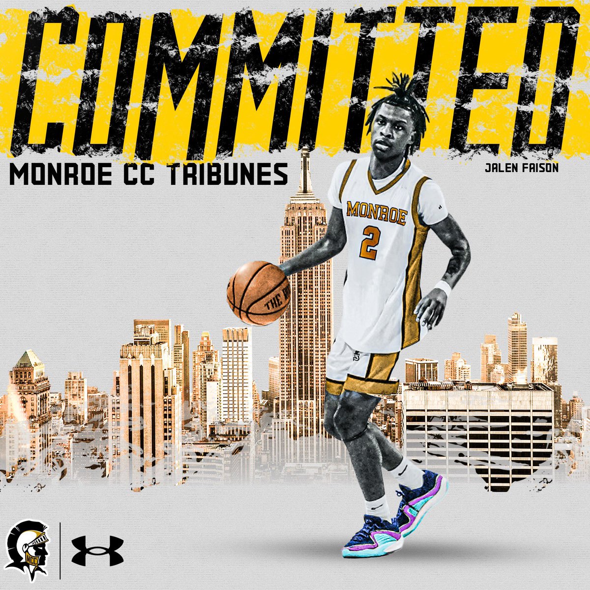 After a great visit, I am excited to announce I will be committing to Monroe College to further my academic and basketball career. I want to thank my family, coaches and teachers for helping me achieve this dream. ❤️🤞🏾