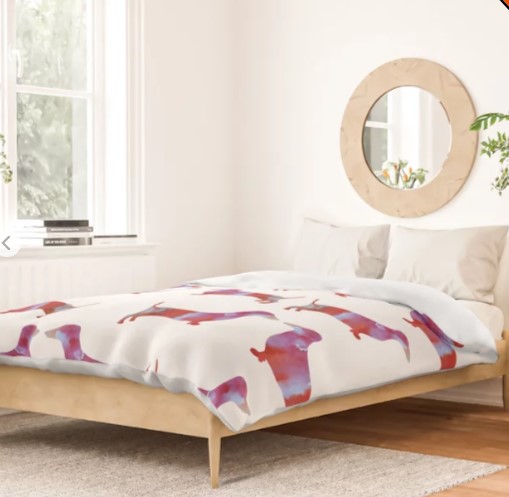 Manitarka's tweet photo. Pink watercolor dachshund Duvet Cover
#doglover #weinergod #dachshund #watercolor #art #bedding #pillow #bathmath #poster #print #apprel #bags
#Society6 #Manitarka
https://t.co/tHMA0j9RKV https://t.co/a0ABfmfrrk