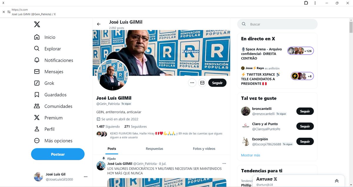 DENUNCIO que esta cuenta de X es FALSA, NO ME PERTENECE y no se dejen sorprender.