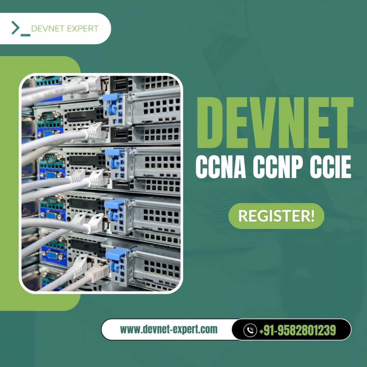 devnetexpert1's tweet image. Embark on a transformative journey into the heart of digital innovation with our exclusive DevNet CCNA, CCNP, and CCIE certification programs. 
𝗘𝗻𝗿𝗼𝗹𝗹 𝗻𝗼𝘄: devnet-expert.com
𝗖𝗼𝗻𝘁𝗮𝗰𝘁 𝘂𝘀: +91-9582-801-239
𝗘𝗺𝗮𝗶𝗹: info@devnet-expert.com
#DevNetJourney