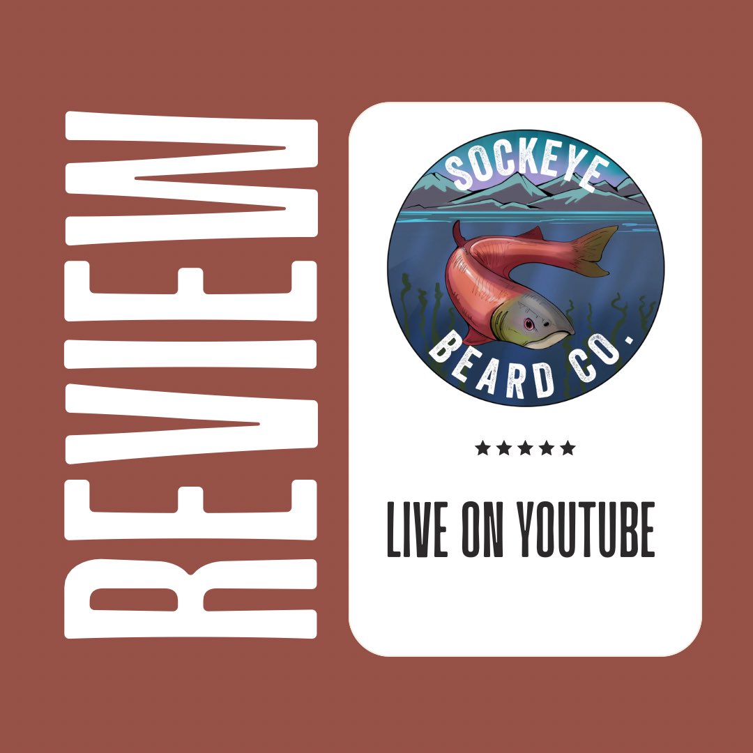 TwitchBeard's tweet photo. Review on Sockeye Beard Co now up on YouTube https://t.co/lAsISOjz4u https://t.co/Yx6SUzJO3z