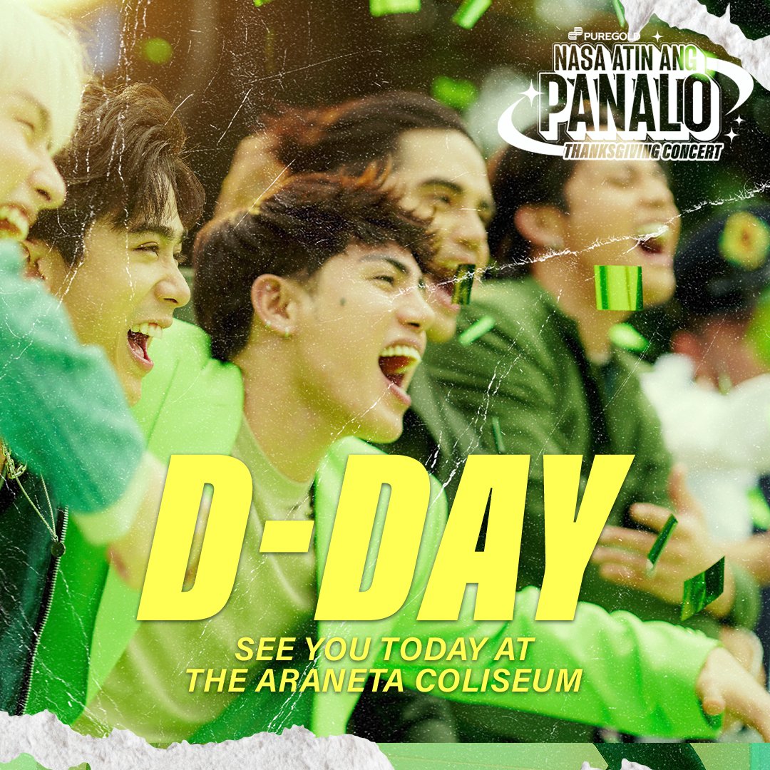 Tonight's the night!  ✨🎤
Let’s make history!

#PuregoldNasaAtinAngPanaloConcert2024
#PuregoldNasaAtinAngPanalo
#AlwaysPanalo
