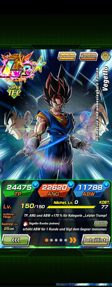 AlLippold's tweet photo. This dude is haunting me, no Gogeta, no Broly, 5 times this great unit #Dokkan9thAnniv https://t.co/Cp5gHVFpnO