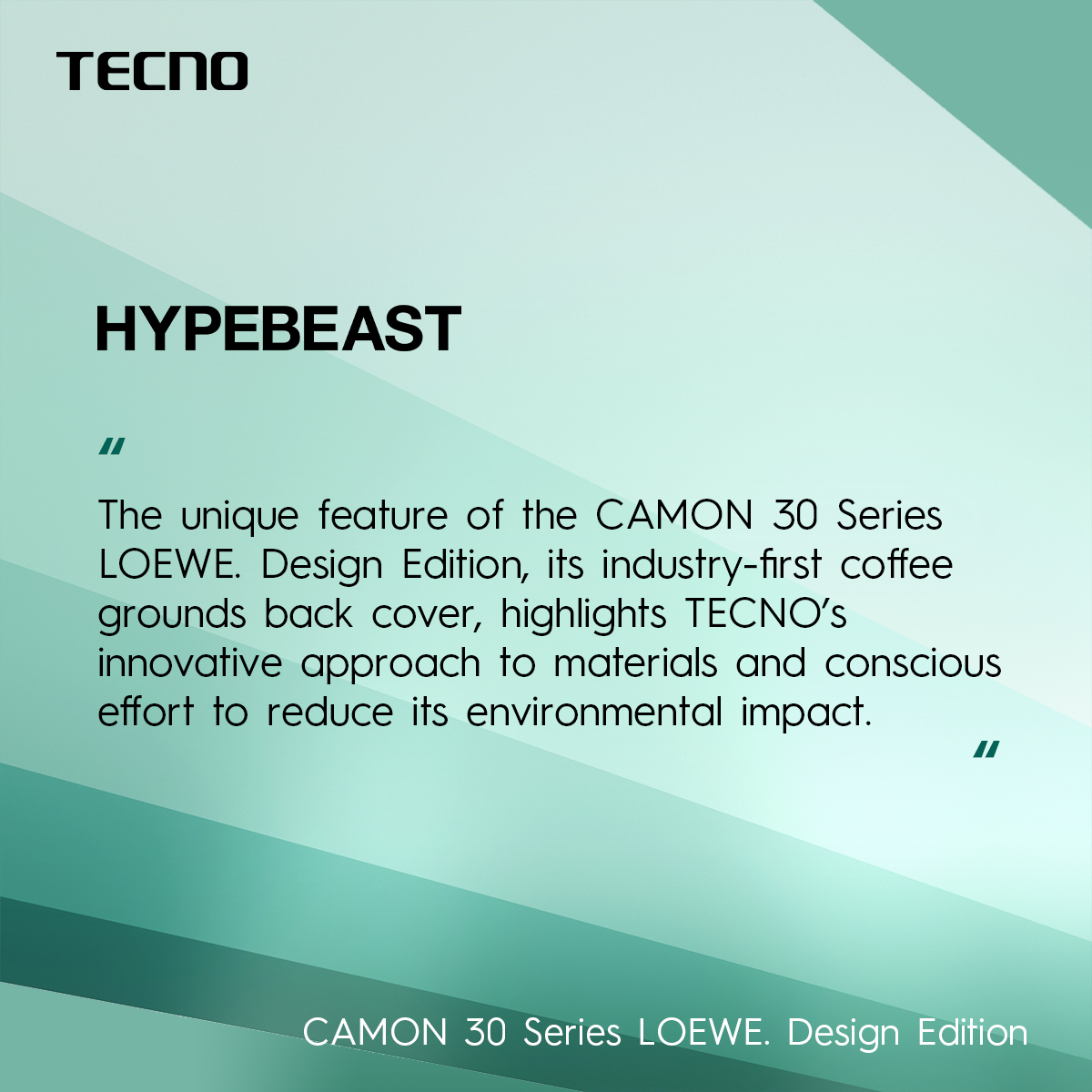 Tecnomobileph's tweet photo. Discover the TECNO CAMON 30 Series LOEWE Design Edition with @HYPEBEAST, where aesthetic excellence and sustainable innovation redefine the fusion of design and eco-consciousness.
Check it here: https://t.co/lZ4Zlf9SCt
#VlogLikeaPro #TECNOCAMON30Series #TECNOPhilippines https://t.co/msq3u1V86S