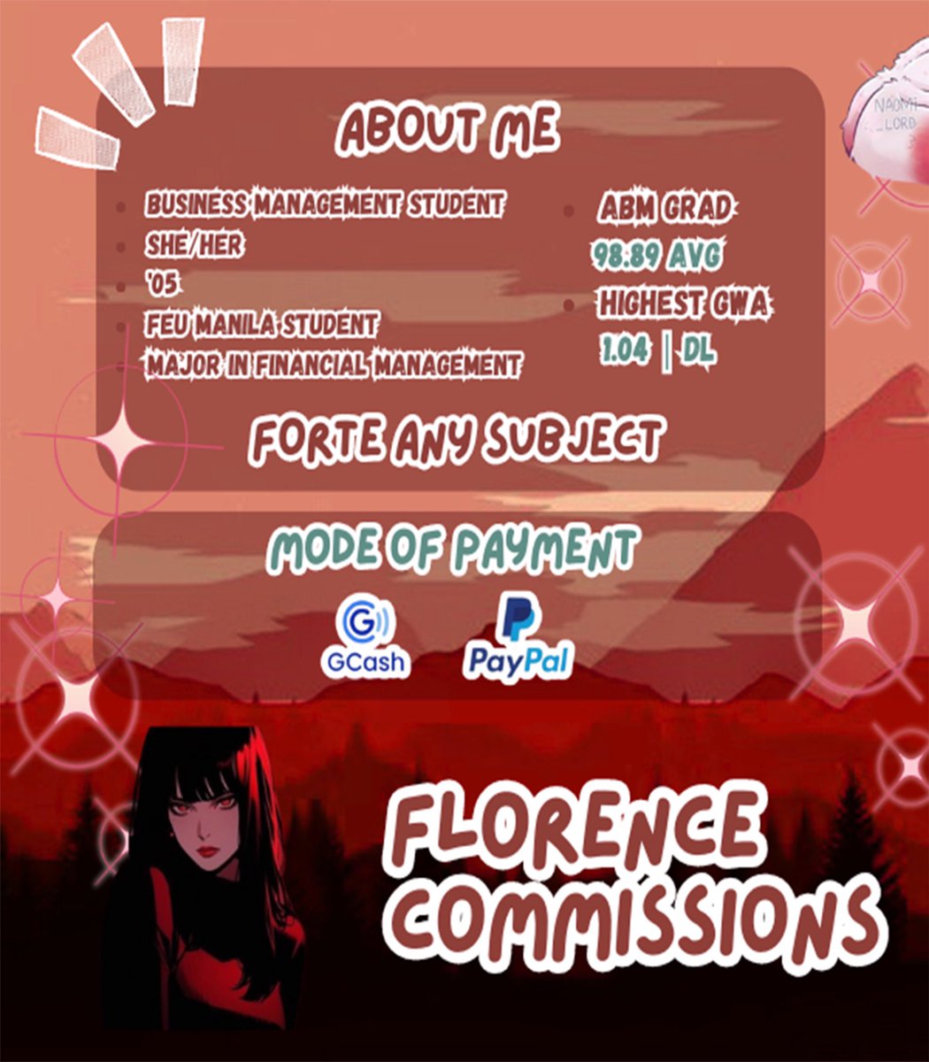 florence | OPEN FOR COMMISSION tweet media
