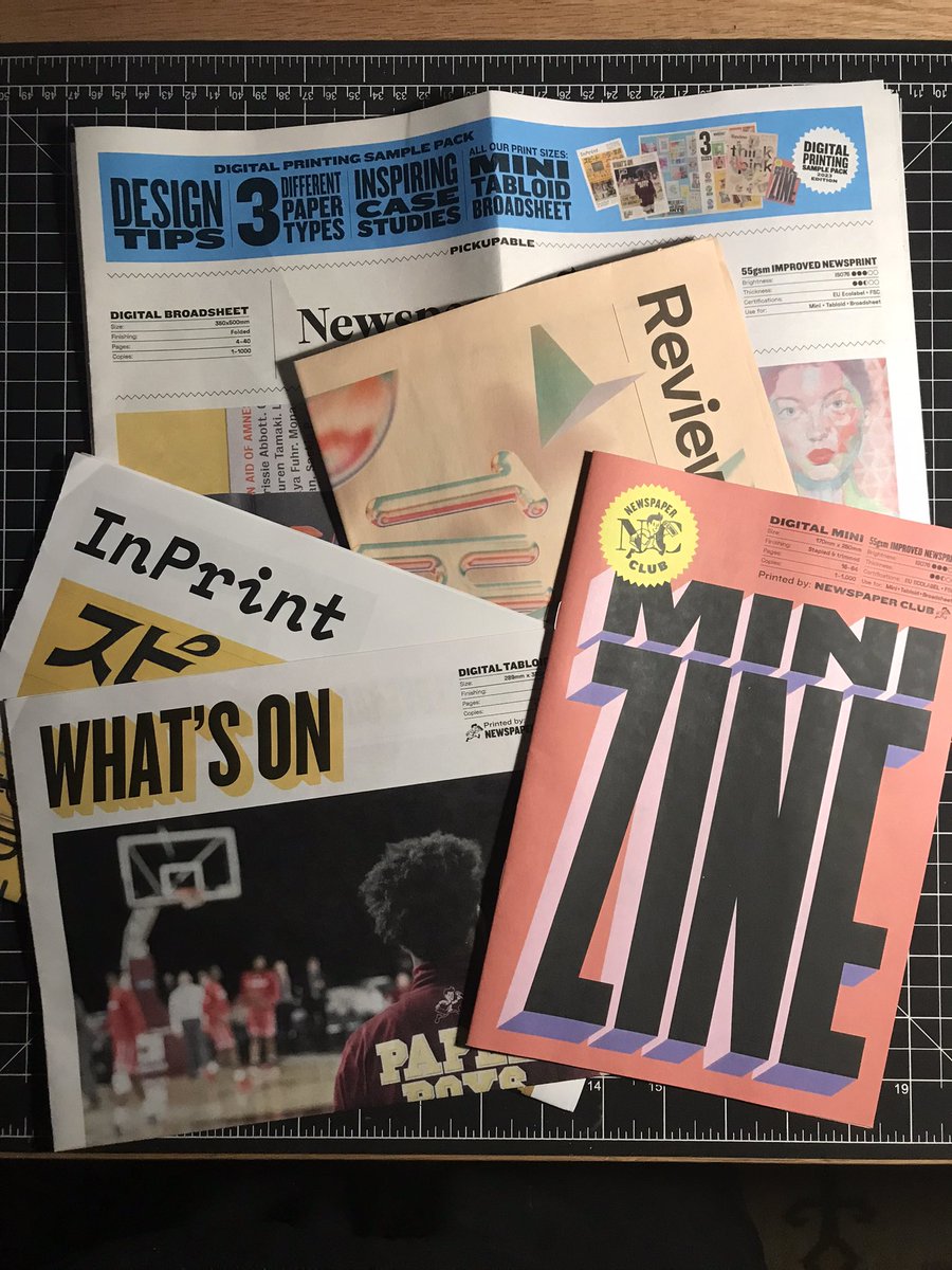 The_Human_Guide's tweet photo. Thank you for the sample pack!   @newspaperclub https://t.co/tpa7L2SM2L
