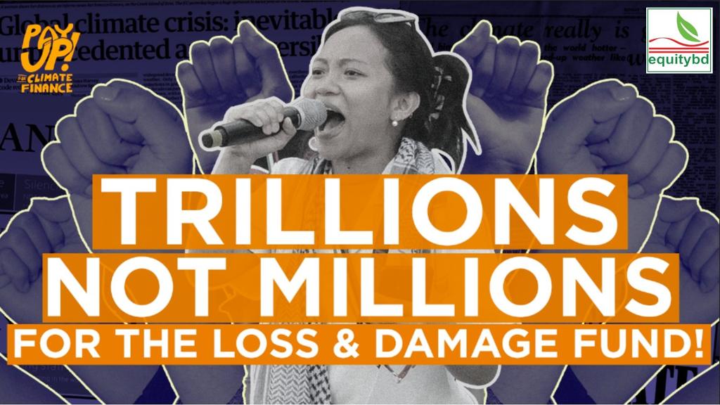 JiabulKarim's tweet photo. 🌊The historic Pakistan floods in 2022 cost $15.9 billion in damages–far beyond the $661.39 million currently pledged to the #LossAndDamageFund. Global North gov’ts should #PayUp for the crisis they’ve caused🔥🌏and #FilltheFund with #TrillionsNotMillions.💸 https://t.co/tuaejOaOsQ