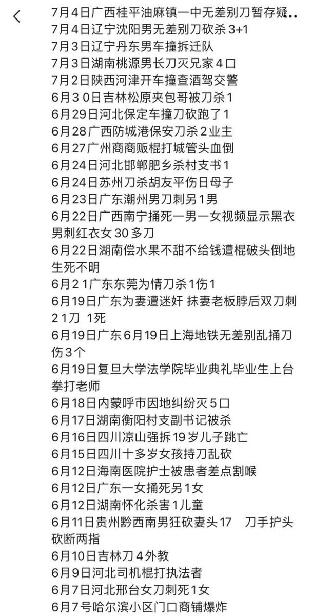 xinwendiaocha's tweet photo. 一个多月，近60起捅人事件详细统计！
网络疯传 https://t.co/tznTI8IzDB