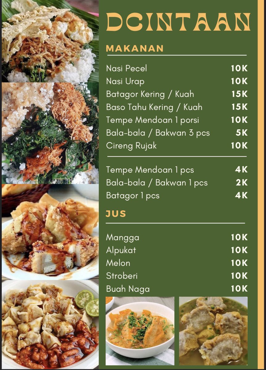 Banyak pilihan makanan sekarang di rockepo coffee, yuks merapats lah