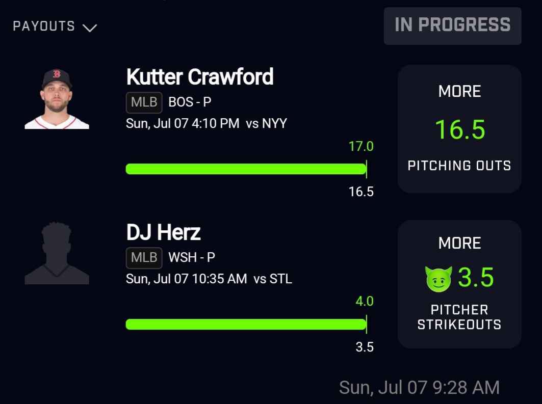 DSDPicks's tweet image. Been cashing out all weekend. And it’s continuing into the week. 🔥🔥

whop.com/checkout/plan_…

#sports #sportsbettingadvice #potd #nba #PrizePicks #mlb #sketch #nuke #bettingpicks #gambling #cash #fanduel #fliff #DraftKings  #LeBronJames #win #betting #picks