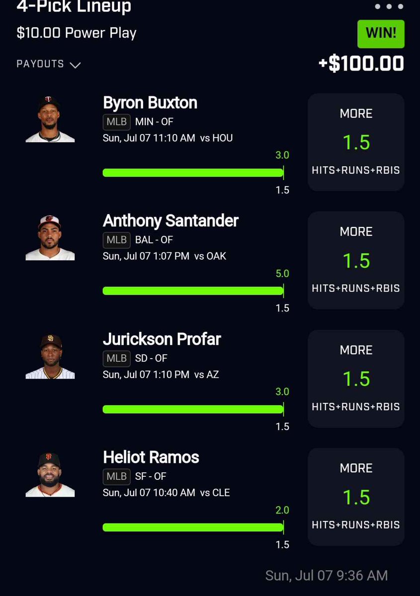 DSDPicks's tweet image. Been cashing out all weekend. And it’s continuing into the week. 🔥🔥

whop.com/checkout/plan_…

#sports #sportsbettingadvice #potd #nba #PrizePicks #mlb #sketch #nuke #bettingpicks #gambling #cash #fanduel #fliff #DraftKings  #LeBronJames #win #betting #picks