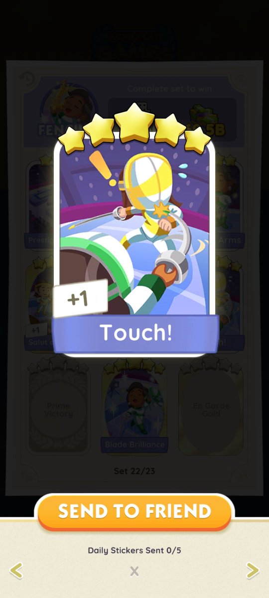 JBarnes1960's tweet photo. Trading this for that!!!
Play MONOPOLY GO! with me! Download it here: https://t.co/SjJisMwcuu https://t.co/2ILBhC94cO