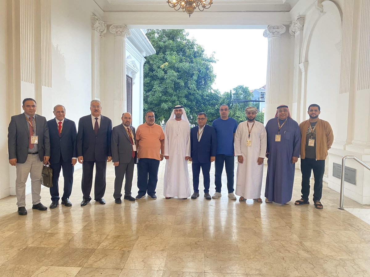 UAEPhilately's tweet photo. EPA participated in the Jakarta 2024 Asian International Stamp Exhibition held from 3-7 July 2024 in Jakarta, Indonesia.
Mr. Matar Ali Fadel Al Mansouri, Chancellor, attended the exhibition on behalf of His Excellency Abdulla Salem AlDhaheri, UAE Ambassador to Indonesia. https://t.co/WeHZtRzwu7