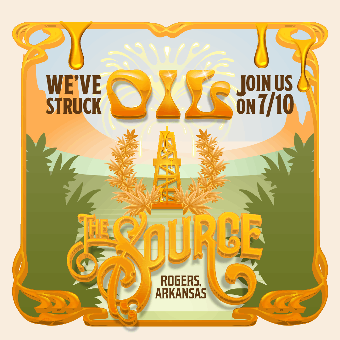 TheSourceAR's tweet photo. Join us at The Source today as we kick off the #710Oil festivities! Check out our latest blog post for all the exciting deals, doorbusters, &amp; deets on our extraction era! 🎉 
 
https://t.co/cHWb4yglJx

#dabs #armmj #struckoil #nwarkansas #concentrates https://t.co/PvCJTy9038