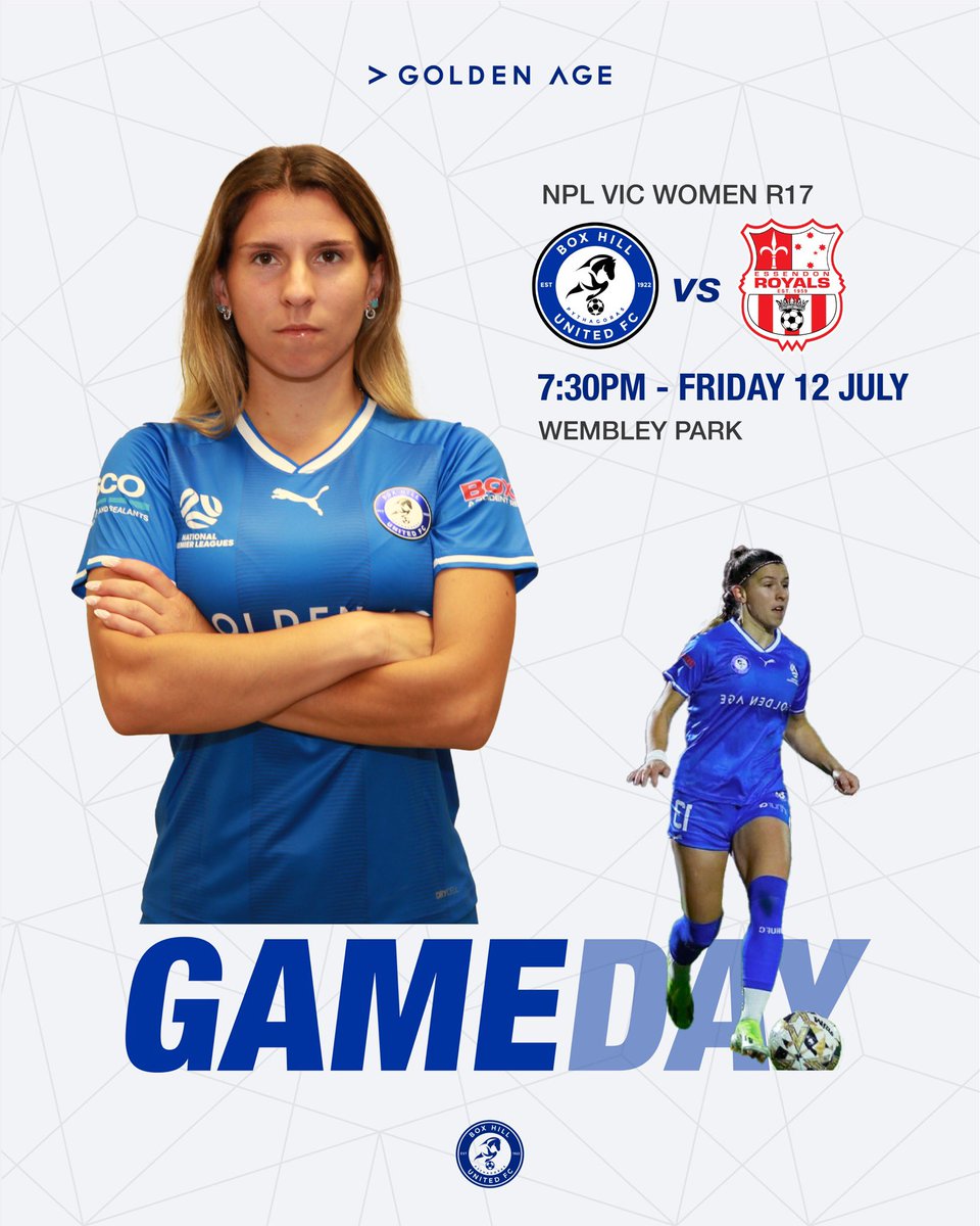 Friday night is FOOTBALL NIGHT. 
Our women play at home and kick off is 7:30. 
U20’s are back at Wembley on Saturday with a 1pm start. 
Let’s GO Box Hill! 
#bhufc #nplwvic #attitudeiseverything #pythagoras