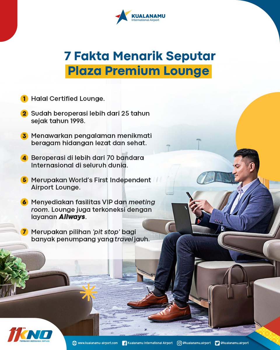 kno_airport's tweet image. Jadi nggak sabar nih menantikan @plazapremiumlounge di KNO. Momen menunggu penerbangan kamu di Kualanamu akan semakin spesial nih #APFriends! Tungguin ya!

#kualanamu 
#Lounge 
#BandaraKualanamu 
#PlazaPremiumLounge