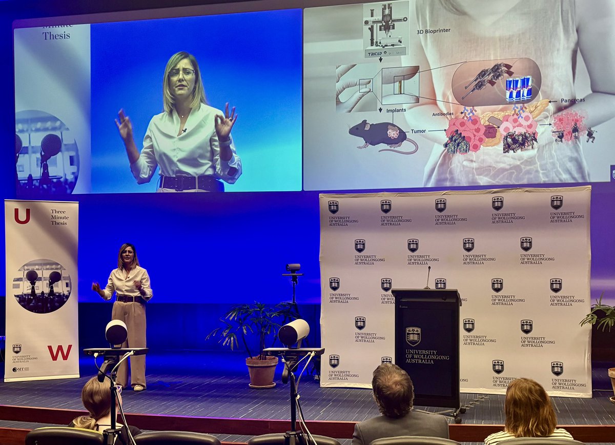 Catherine Stephen (@catmstephen) on Twitter photo Our #SMAH Scientist, storyteller and poet <a href="/ElaheMinaei/">Elahe Minaei</a> on raising a local army against pancreatic cancer 💡👏@UOW_DGR <a href="/DrKLVine/">Kara Vine-Perrow</a> #3MT Our #SMAH Scientist, storyteller and poet <a href="/ElaheMinaei/">Elahe Minaei</a> on raising a local army against pancreatic cancer 💡👏@UOW_DGR <a href="/DrKLVine/">Kara Vine-Perrow</a> #3MT