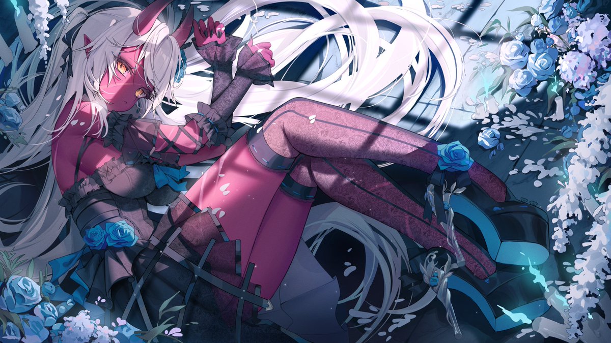 Beyumi__'s tweet photo. Since its #PortfolioDay...
I love drawing cute girls 🤍🌹 https://t.co/epmhZiSBnn