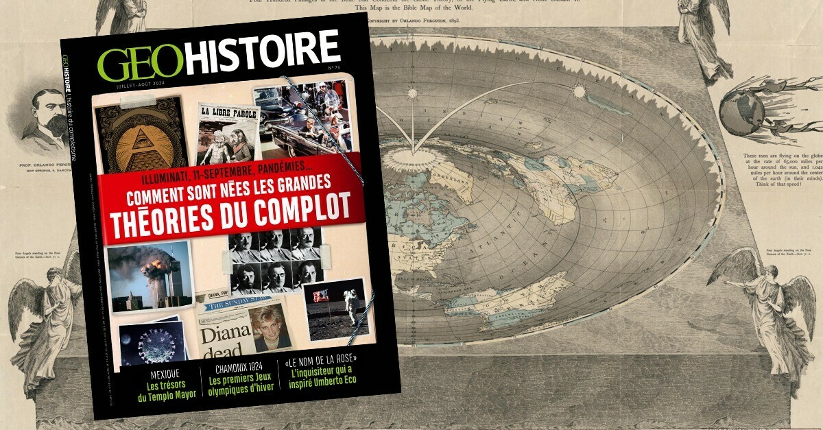 GEOfr's tweet photo. 🔍 Illuminati, 11-Septembre, pandémies... La tentation de chercher des explications cachées à tout ne date pas d'hier. Des siècles de fausses conspirations à retrouver dans le nouveau GEO Histoire "Comment sont nées les grandes théories du #complot" en kiosque aujourd’hui👇 https://t.co/qpyUhCvnFI