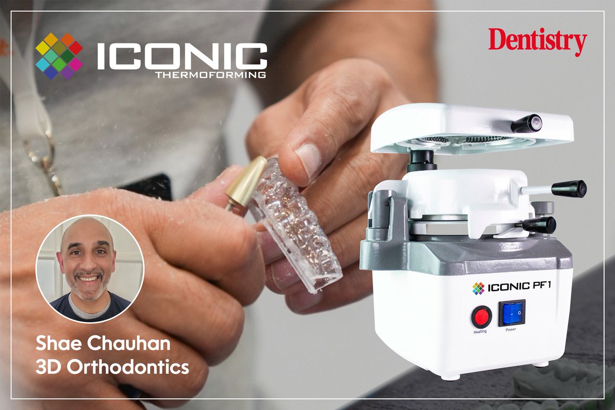 Dentistry's tweet image. Insights from a thermoforming expert;

Shae Chauhan, an expert in thermoforming and a super user of Iconic materials, provides insight into the differences between pressure forming and vacuum forming ⬇️

dentistry.co.uk/2024/07/10/ins…

#dentistry #thermoforming #ad