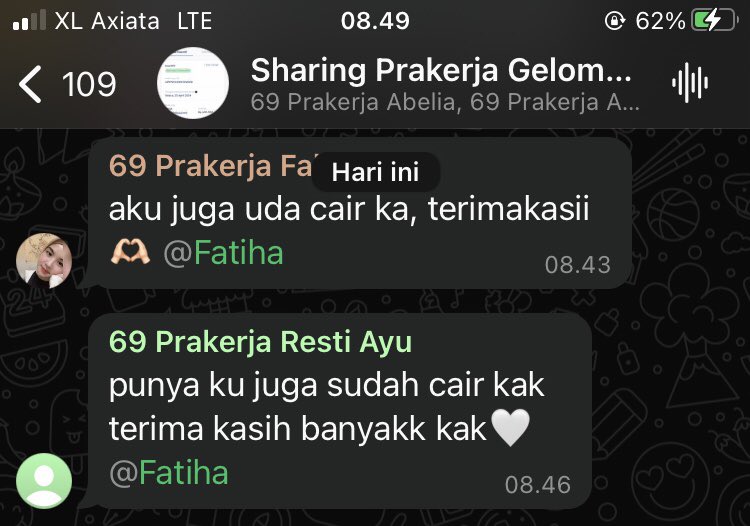 eculllll's tweet image. Halo! ada yang lolos prakerja gelombang 70? kalau kalian bingung milih pelatihan aku punya grup sharing prakerja nih
di grup gelombang 67 68 dan 69 kemarin insentifnya sudah cair semua
ini free ya..
boleh reply atau dm ya jika berminat
#prakerja #gelombang70 #lolosprakerja