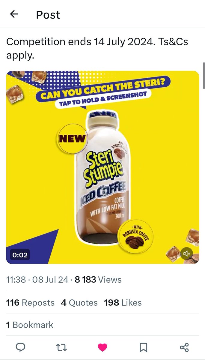 slabbertzelna1's tweet photo. @Steri_Stumpie 🧊☕💗 https://t.co/YgeL83kr1d