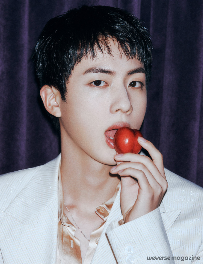 AboutMusicYT's tweet photo. BTS' Jin for Weverse Magazine. https://t.co/bndjfBG43Y