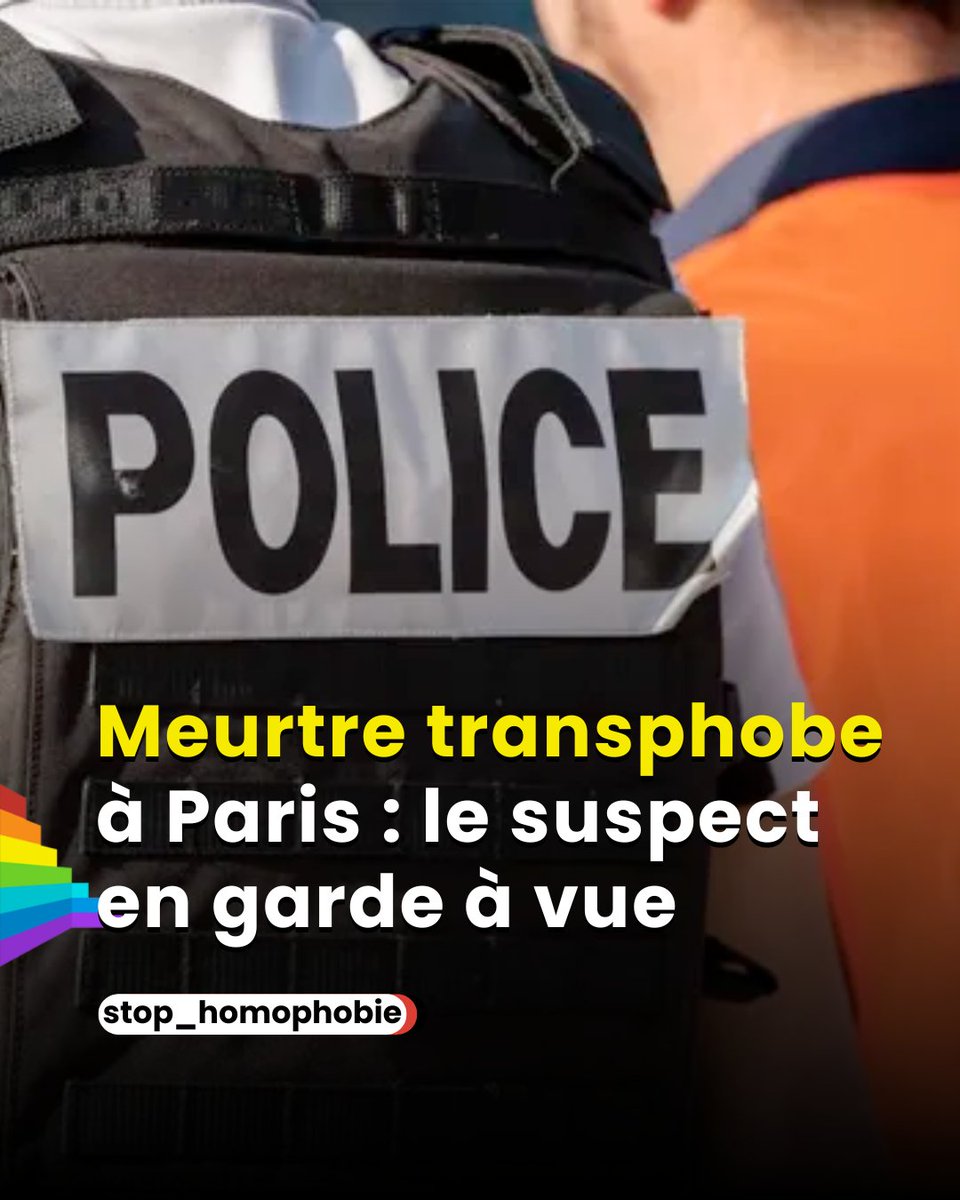 stop_homophobie's tweet photo. Un homme de 22 ans a été placé en garde à vue ce 9 juillet après avoir avoué le meurtre d'une femme transgenre dans le 16e arrondissement de Paris. C'est le deuxième féminicide transphobe recensé en une semaine en France, après celui de Compiègne où la victime a été tuée à la hache.

👇 https://t.co/tjFeYIvcEK