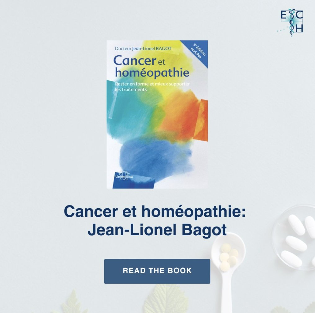 Dr Jean-Lionel Bagot uses homeopathy to treat side effects of chemotherapy, radiotherapy, and surgery in cancer patients. His guide details showing homeopathy to be a valuable supplement to conventional treatments. 🍃 

READ: amazon.co.uk/Books-Jean-Lio…