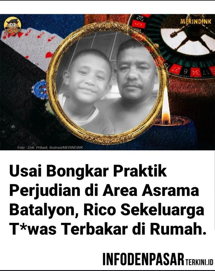 Seorang wartawan beserta keluarganya Tewas terbakar usai memberitakan ada oknum anggota TNI di balik judi online di Karo, Sumatera Utara.