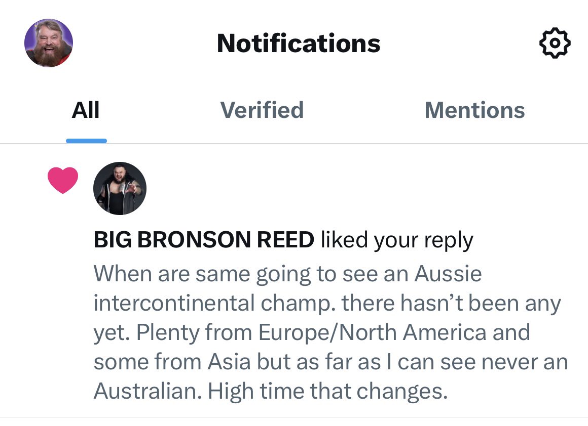 RecliningPanda's tweet image. Holy shit 
Big bronson reed is the greatest. @BRONSONISHERE mate is the complete package. Power. Dominates the ring. Awesome on the mic. The ultimate bad ass. I can’t wait to see him demolish sheamus and then move on to getting that belt.