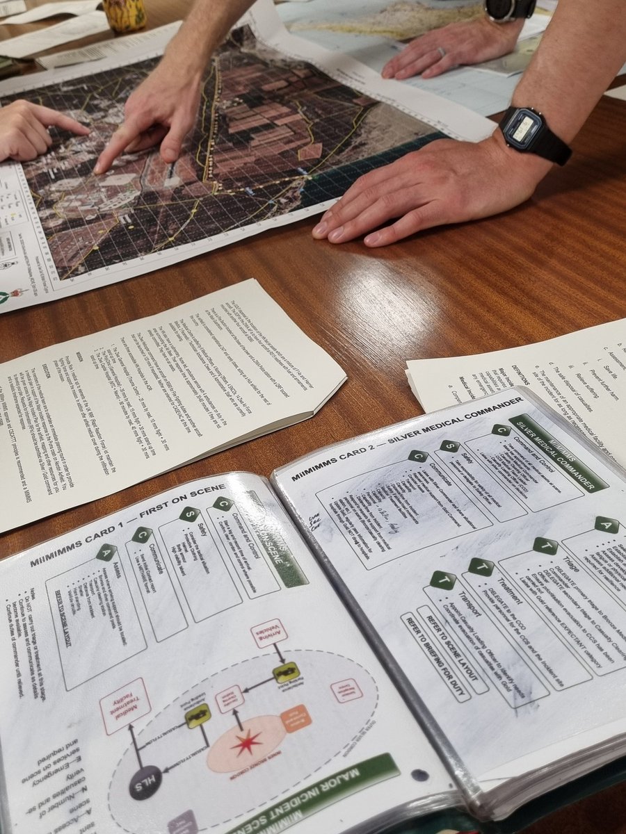 DrKate_King's tweet photo. Today is all about #Aviation for our #DefenceGP trainees. First off is a table top planning exercise for an airfield crash. Knowing not just medicine, but all the complexities of working on an airfield, fire fighting, and major incidents. https://t.co/R4z1JAC63X