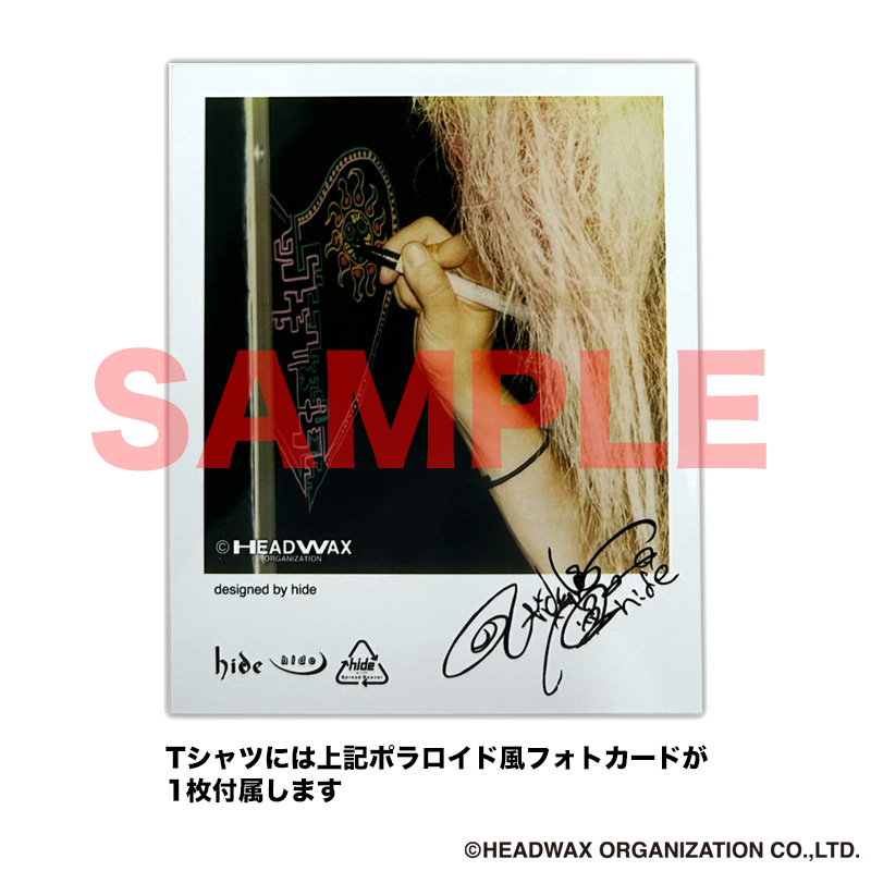 発売スタートしました🚀 『hide Hand Drawn Heart Tシャツ』 （フォト