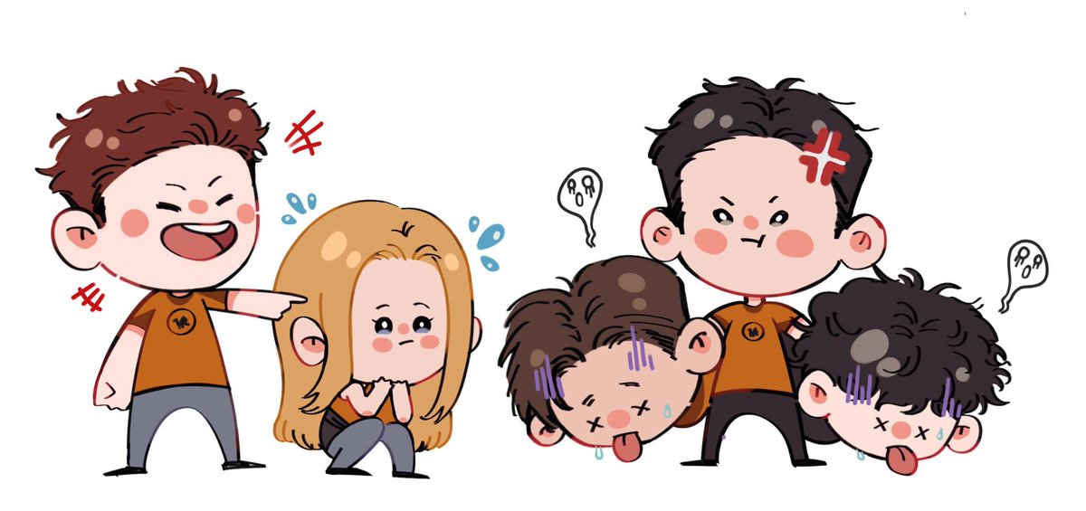 Auss777's tweet photo. (🌻). นั่งวาดโมเม้นหลังจากอีเว้นก่อนจะโดนสอยมาสถาบัน ขัดมู้ดกับตอนนี้มากแต่ว่ามันน่ารักง่ะ5555555555555 https://t.co/bTnOojVUB8
