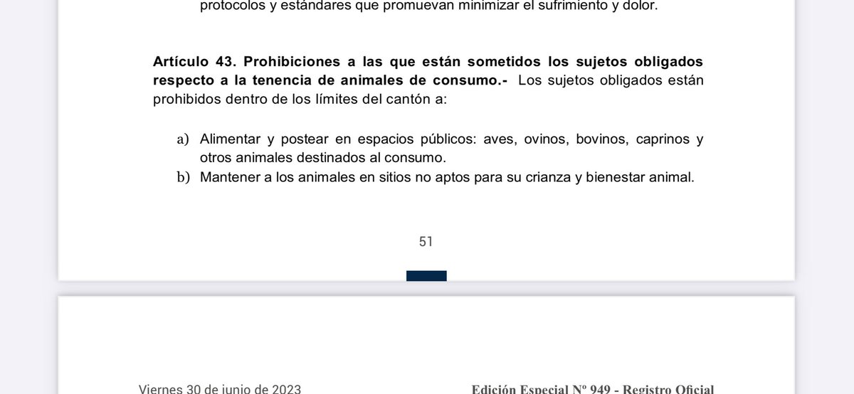 LoaEcuador's tweet photo. Sí, correcto, la LOA incluye esta prohibición. Lo interesante es que esta cámara no sepa que esta misma prohibición ya existe en casi todas las ordenanzas, que son leyes menores. 
Por ejemplo en Guayaquil, Quito, Jipijapa, entre otras.
No es de oponerse por oponerse, es de pensar un poquito.