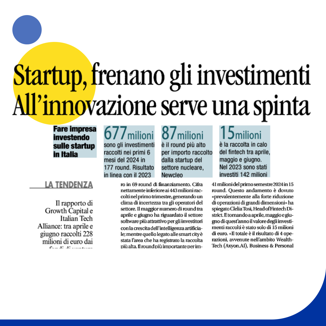 InfoCamere (@infocamere) on Twitter photo 📉 La tendenza
📰 "#Startup frenano gli investimenti. All'#innovazione serve una spinta" via <a href="/Avvenire_Nei/">𝐀𝐯𝐯𝐞𝐧𝐢𝐫𝐞</a>
#VentureCapital <a href="/Itatechall/">Italian Tech Alliance</a> <a href="/Fra7russo/">Francesco Paolo Russo 🚀</a> <a href="/InnovazioneTri1/">Innovazione Tricolore</a> <a href="/Monica_Torriani/">Monica Torriani</a> <a href="/PLANETHOTEL_NET/">Raffaello Zanini</a> <a href="/FPerrini1/">Francesco Perrini</a> <a href="/DeviLsLawyer_/">AvvocatoDelDiavolo® ⚡ @bitcoinhackers.org</a> <a href="/fraasco85/">Francesco Corvino</a> 📉 La tendenza
📰 "#Startup frenano gli investimenti. All'#innovazione serve una spinta" via <a href="/Avvenire_Nei/">𝐀𝐯𝐯𝐞𝐧𝐢𝐫𝐞</a>
#VentureCapital <a href="/Itatechall/">Italian Tech Alliance</a> <a href="/Fra7russo/">Francesco Paolo Russo 🚀</a> <a href="/InnovazioneTri1/">Innovazione Tricolore</a> <a href="/Monica_Torriani/">Monica Torriani</a> <a href="/PLANETHOTEL_NET/">Raffaello Zanini</a> <a href="/FPerrini1/">Francesco Perrini</a> <a href="/DeviLsLawyer_/">AvvocatoDelDiavolo® ⚡ @bitcoinhackers.org</a> <a href="/fraasco85/">Francesco Corvino</a>