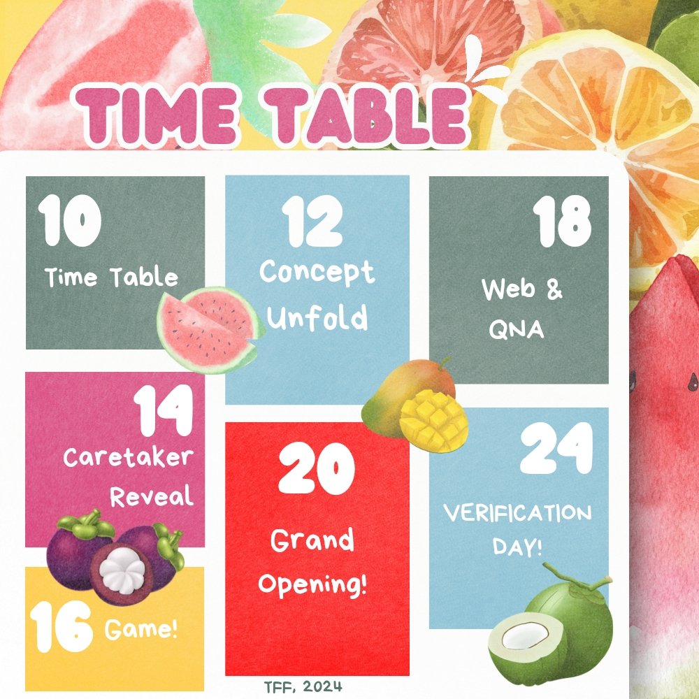 ️️ ️️
️️ ️
𝐓𝐢𝐦𝐞 𝐓𝐚𝐛𝐥𝐞 : A Sweet Summer 🍓

Seeing a little bit of the magic of the journey of desire, with the 𝑣𝑎𝑟𝑖𝑜𝑢𝑠 𝑓𝑙𝑎𝑣𝑜𝑟𝑠 that await in the spinning wheel of time, accept all the flavors that are present now. ⋆ 𐙚 

️️ ️