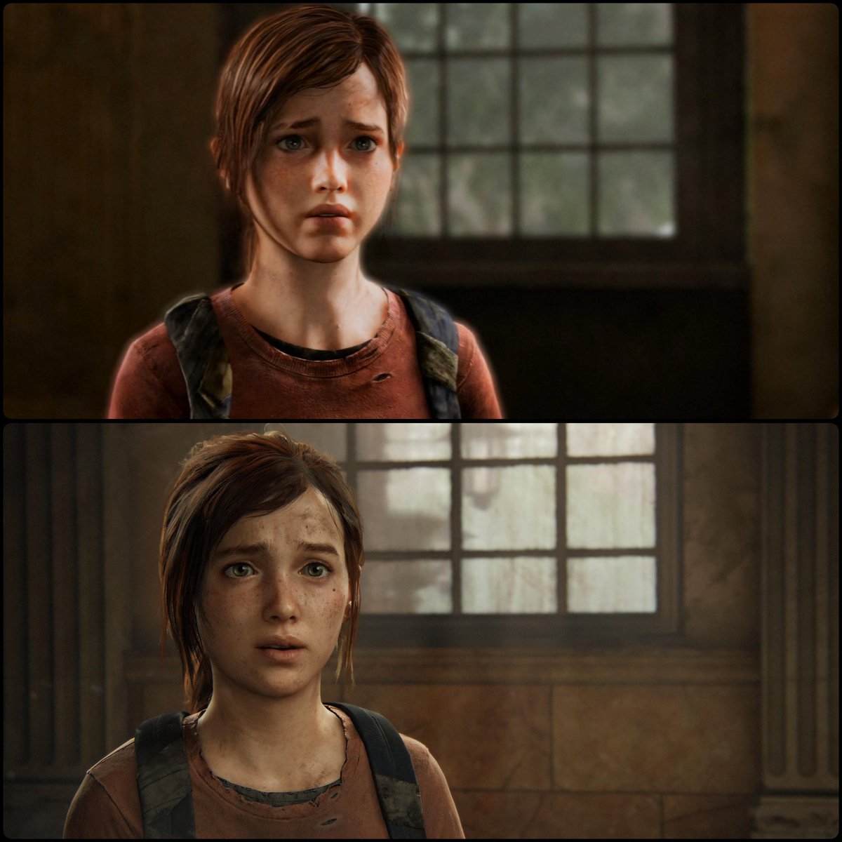 BrettJones1886's tweet photo. I've been doing a screenshot comparison of the Last of Us Remastered #PS4 And the Part 1 Remake #PS5 on my #reddit page. Here are a few examples of how amazing this remake truly is. @Naughty_Dog really killed it.

 #TheLastofUs @TheLastofUsHBO https://t.co/48t2eEhX4T