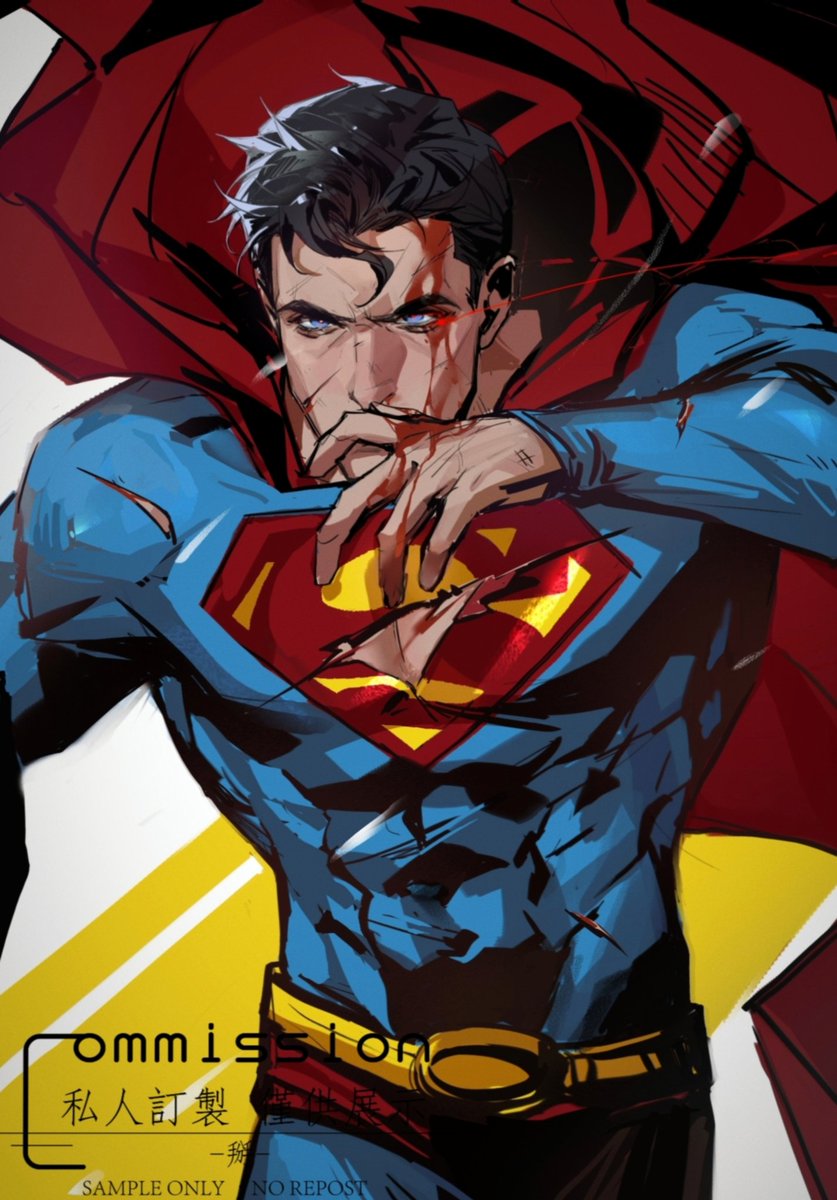 MauerQAQ's tweet photo. 战损。 #DC_Comics #fanart #Superman https://t.co/6ketCejIv8