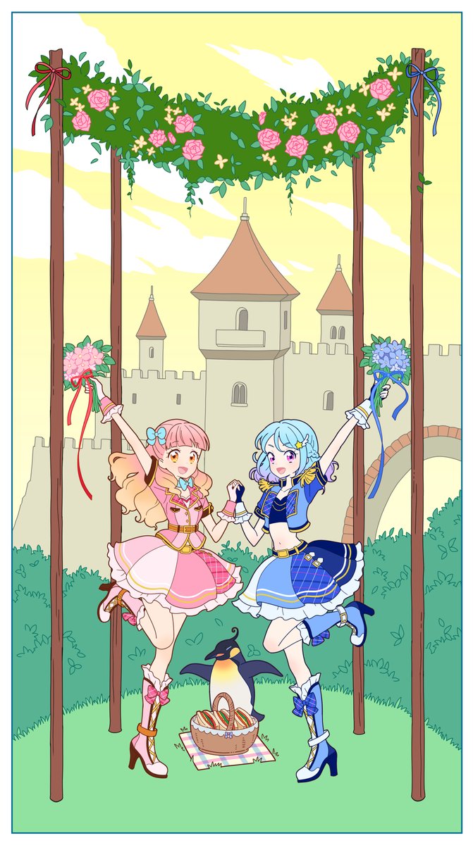 「ワンドアイカツフレンズで描いています～ 」|うっけ🕊コミティア5/5 C01bのイラスト
