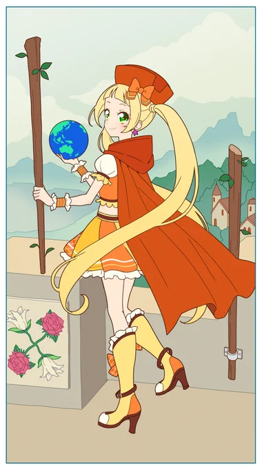 ワンドアイカツフレンズで描いています～ 