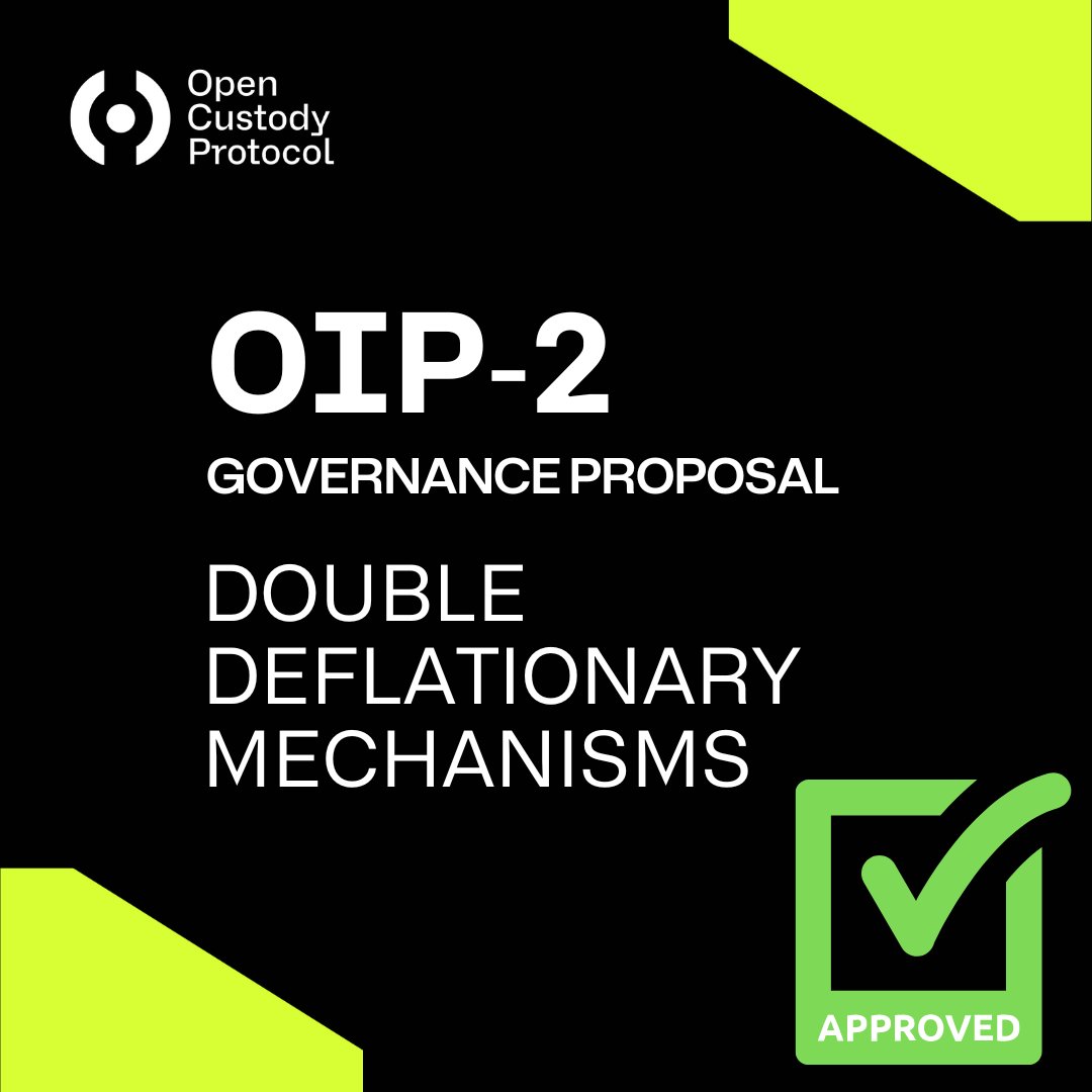 🚀 Exciting News! 🚀 OIP-2 has been approved with a 100% approval! 🙌 

This massive success reflects our community’s strong support and commitment. Get ready for a 2x increase in the burn rate! 🔥🔥 

Together, we’re shaping the future!