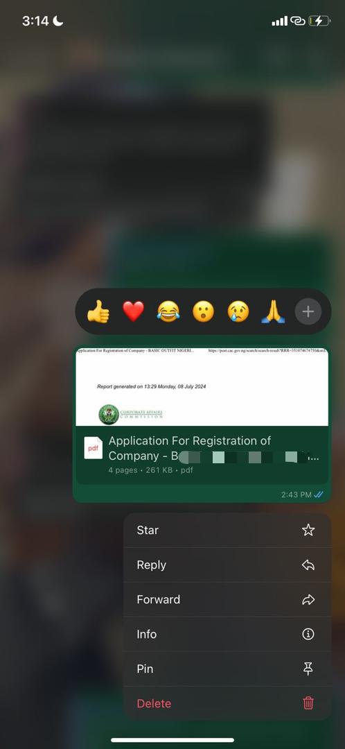 wqnde's tweet photo. The 197th-200th approved cac application. Special shoutout to God, my colleagues, clients, friends and anyone that has referred me.

CAC please fix your website,  still waiting for approval of 11 applications. Clients have started appearing in my dream😂😂 https://t.co/VtEI0KH5rH