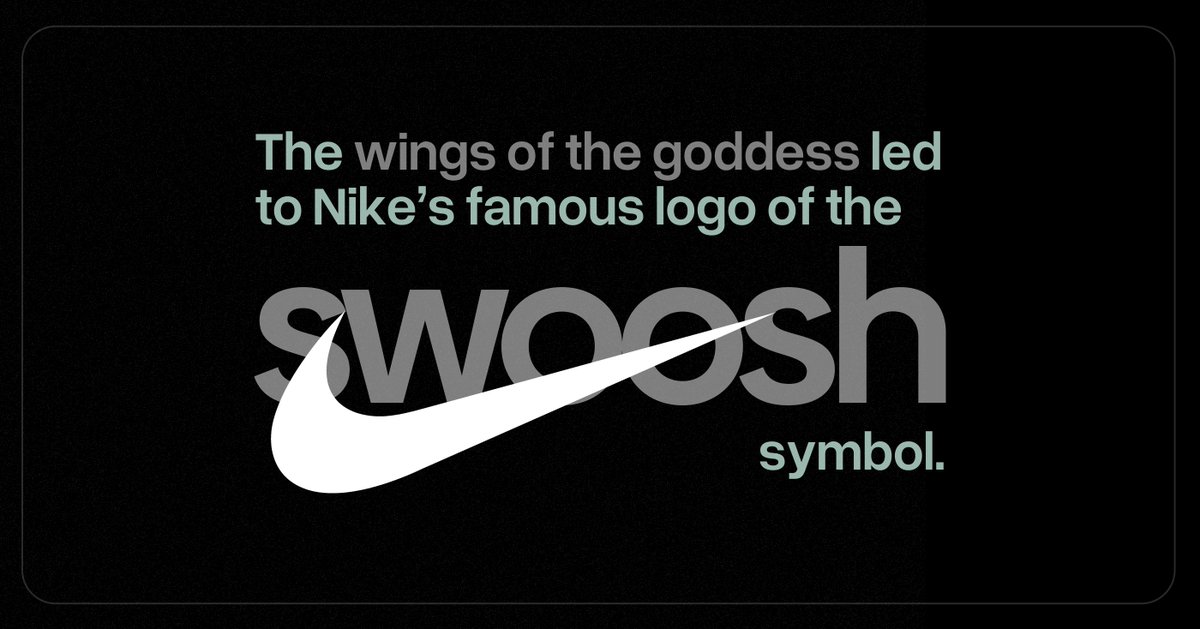 semeenajath's tweet photo. It also looks like a checkmark and signifies getting things done or in other words, "Just do it"🤞
#Nike #logostory #LogoDesigns https://t.co/yHDsT3hUTW