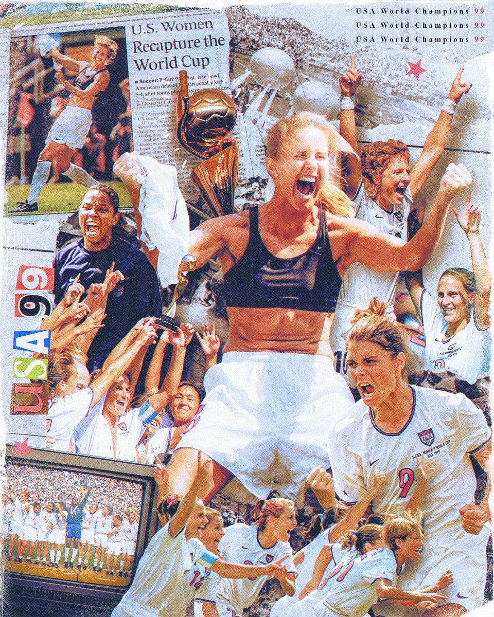 FIFA Women's World Cup (@fifawwc) on Twitter photo A team that inspired millions.
25 years ago today, the <a href="/USWNT/">U.S. Women's National Soccer Team</a> won the #FIFAWWC for a second time. 🇺🇸🌟 A team that inspired millions.
25 years ago today, the <a href="/USWNT/">U.S. Women's National Soccer Team</a> won the #FIFAWWC for a second time. 🇺🇸🌟
