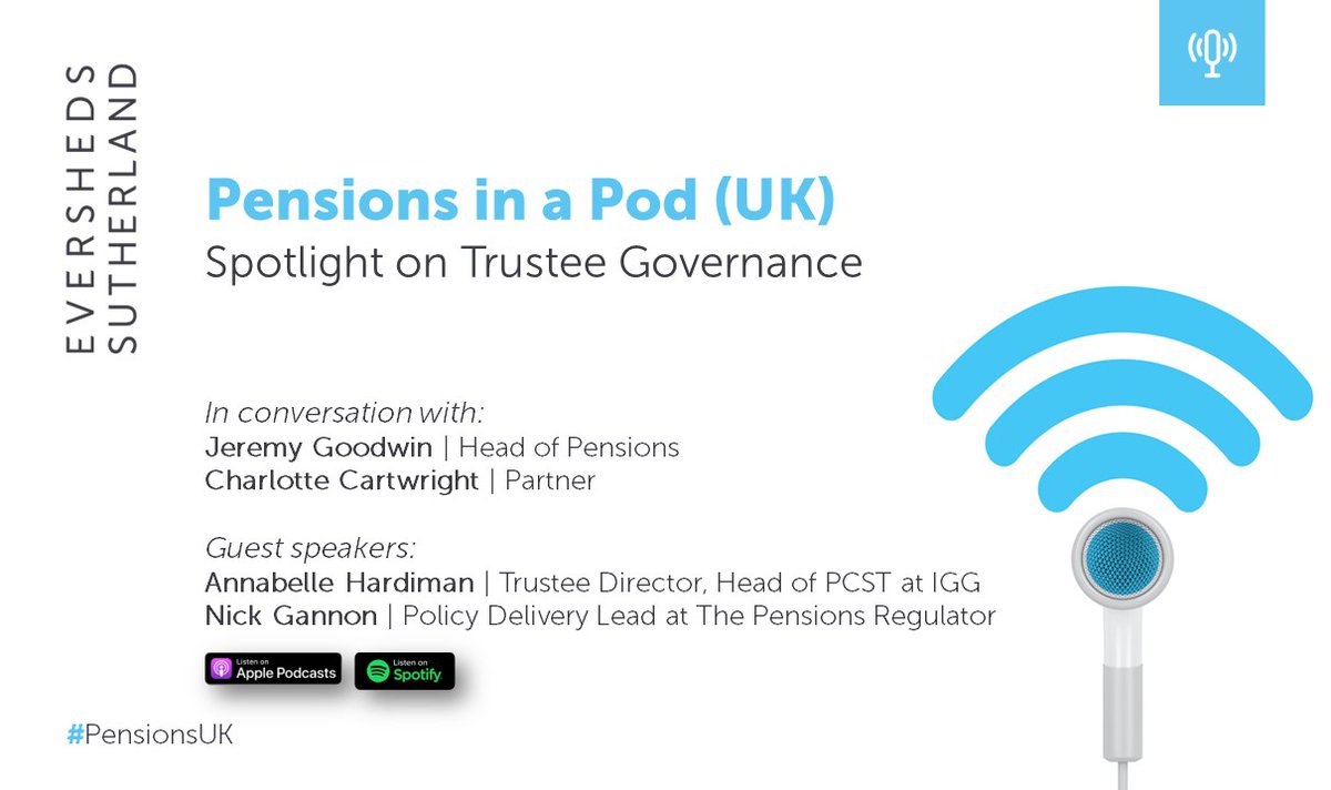 Our Pensions in a Pod podcast series keeps you informed on topical issues within the pensions and benefits world. 

Listen online: lnkd.in/gWsynAUH
Spotify: lnkd.in/gVGjdGuj
Apple: lnkd.in/grd3EBpa
