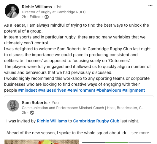 Sam Roberts tweet media